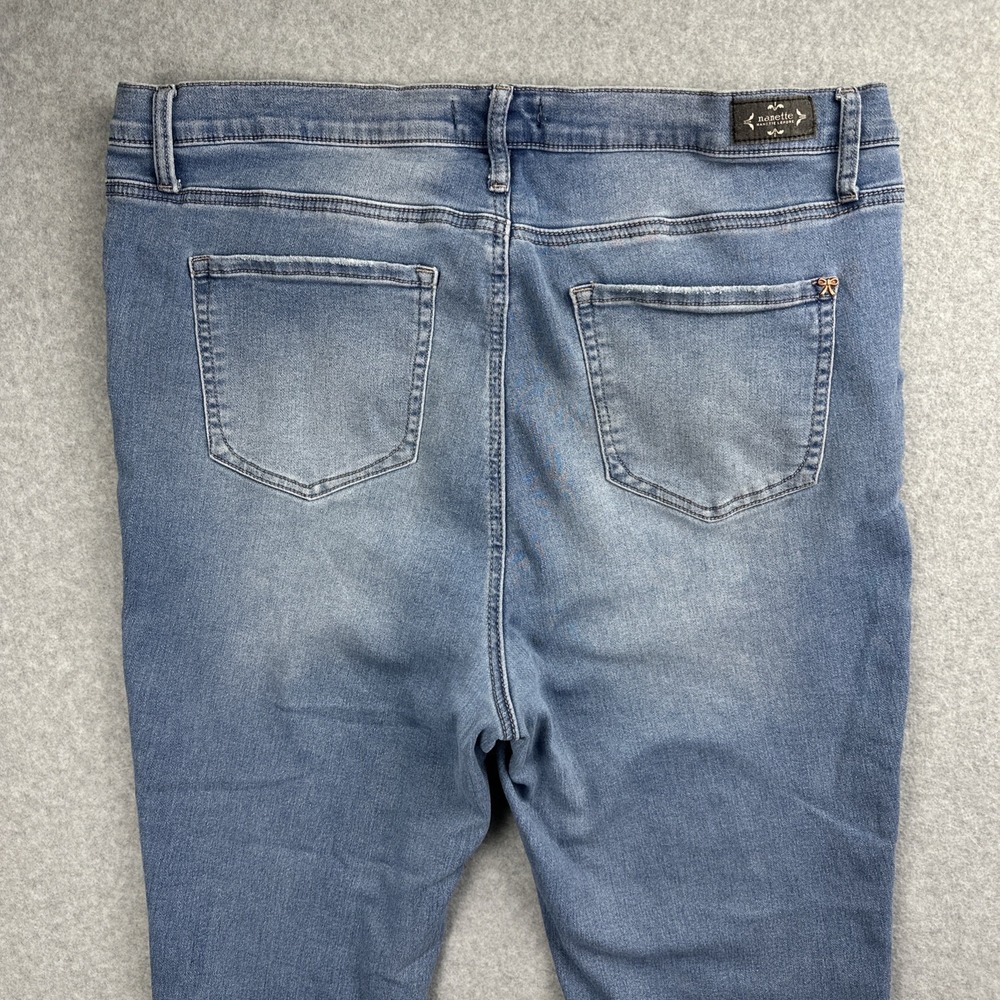 Nanette Lepore Women's Belle High Rise‎ Ankle Skinny Jeans Size 18 - Picture 6 of 9
